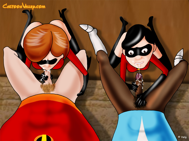 The Incredibles in yet another super orgy! 