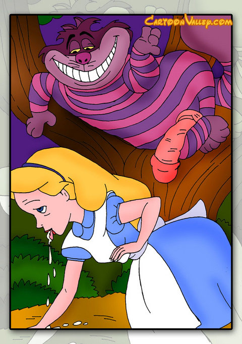 Cartoon Alice Nude - Horny Alice always wanted to live a wild sexual experience and have sex  with many bizarre creatures at the same time