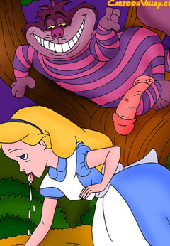 Alice in Wonderland Erotic Toons