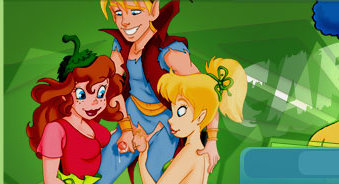 Peter Pan and sexy  Thinkerbelle